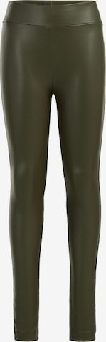 WE Fashion Leggings in Green: front