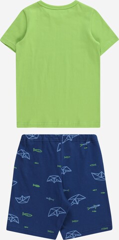 SCHIESSER - Pijama 'Henry' en verde