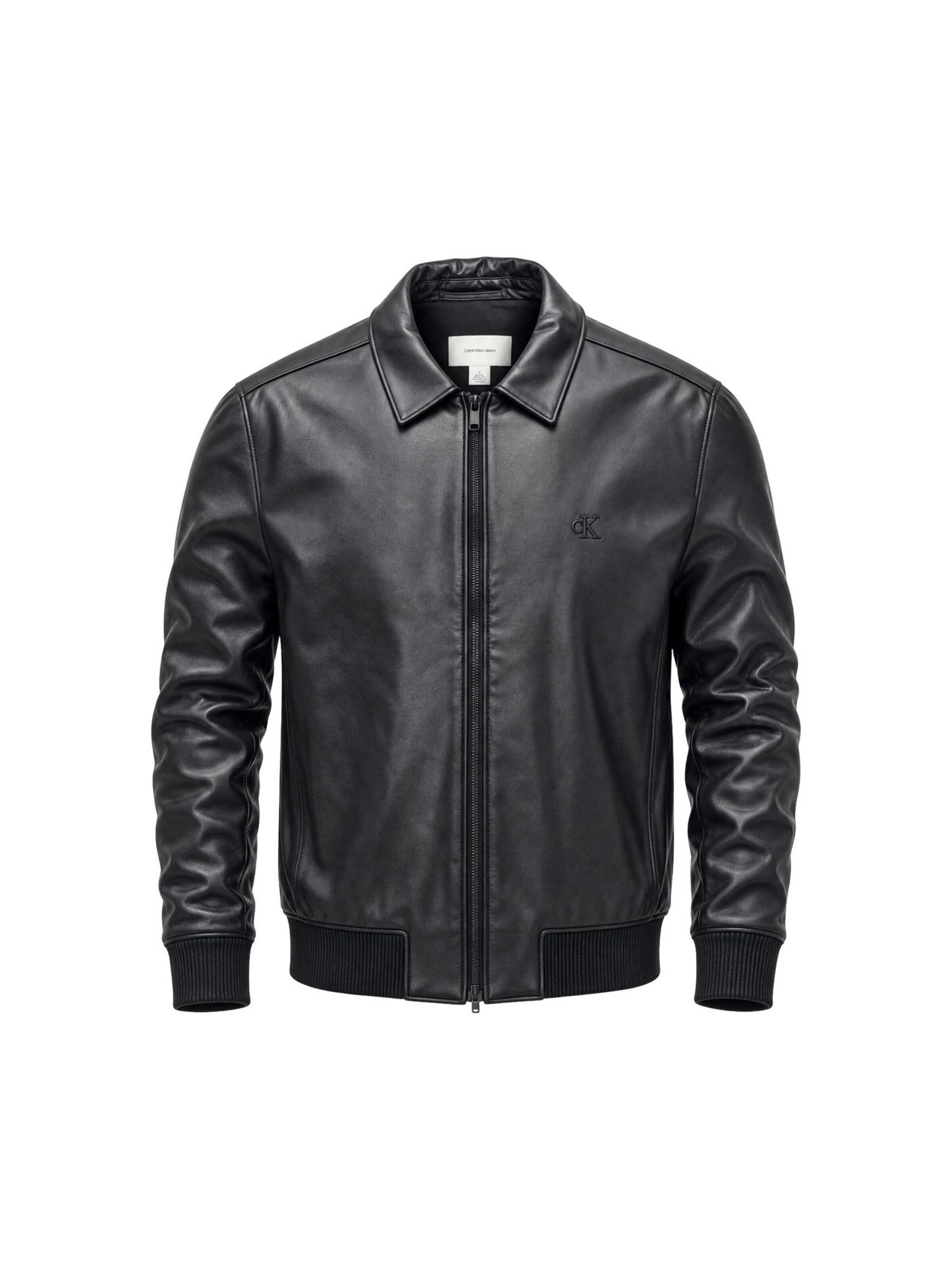 Calvin Klein Jeans - Chaqueta de entretiempo en negro: frente