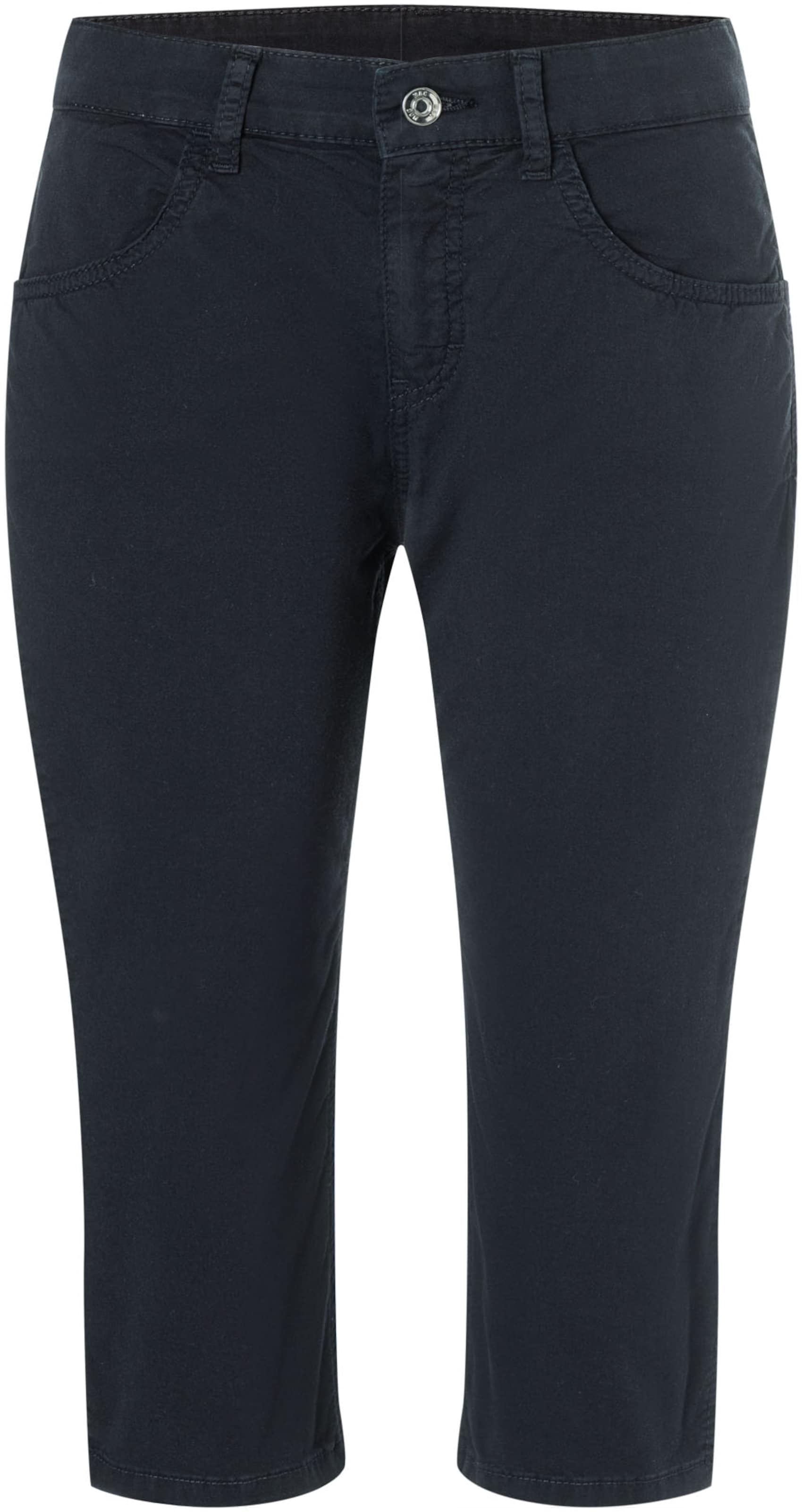 MAC Slimfit Hose in Schwarz: Vorderseite