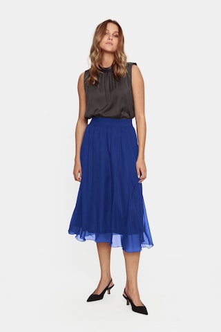 SAINT TROPEZ Skirt 'Coral' in Blue