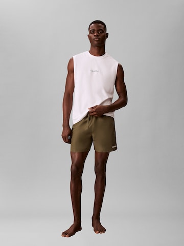 Calvin Klein Swimwear - Camiseta en blanco