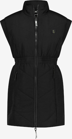 SUPERREBEL® GEAR Weste 'MERYL' in Schwarz: Vorderseite