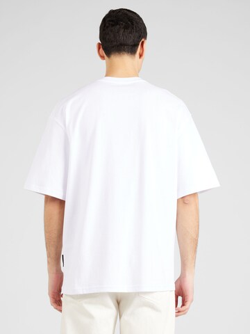 Maglietta 'SHADOW' di JACK & JONES in bianco