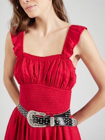 HOLLISTER Summer dress 'SAIDIE' in Red