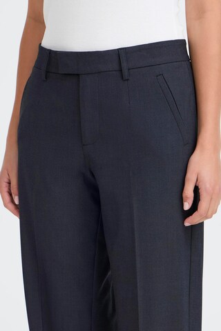 Wide Leg Pantalon à pince 'BINDY' Pulz en bleu