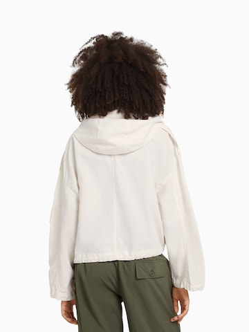 Bershka Between-Season Jacket in White