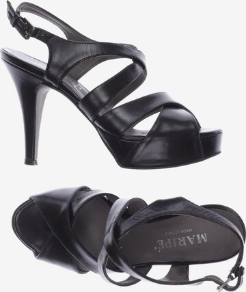 Maripå Sandals & High-Heeled Sandals in 36 in Black: front