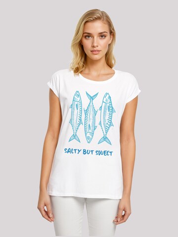 F4NT4STIC Shirt 'Salty But Sweet' in Wit: voorkant