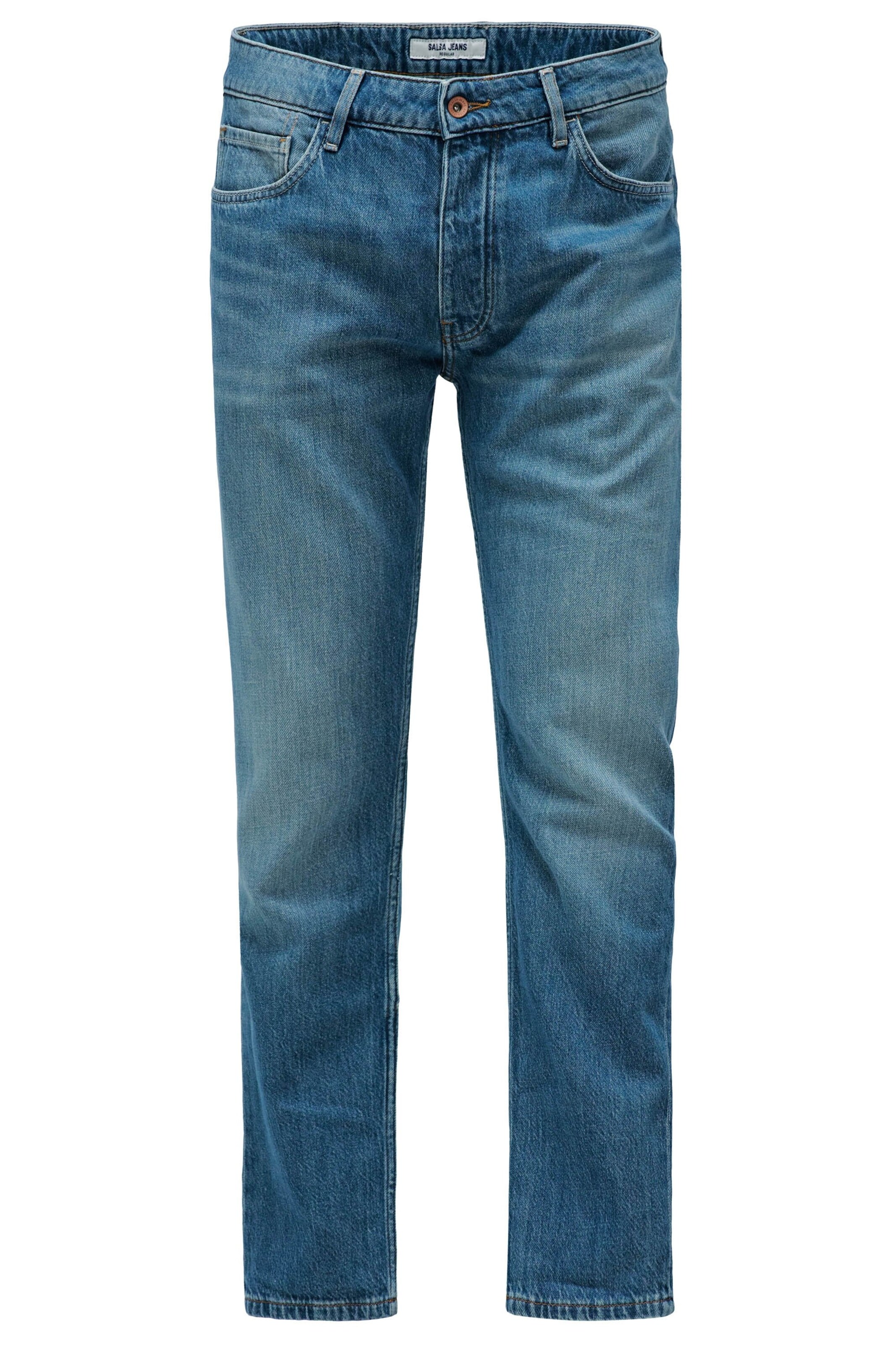 Salsa Jeans Regular Jeans in Blauw: voorkant
