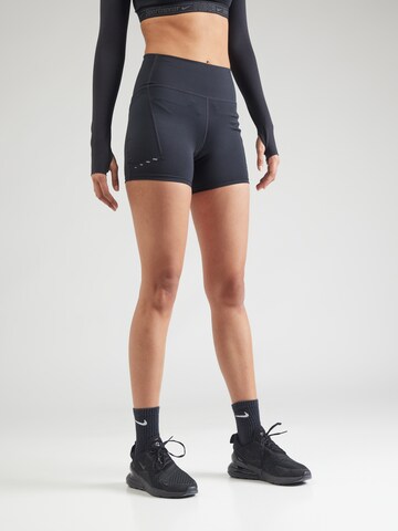 NIKE - Skinny Pantalón deportivo 'SWIFT' en negro: frente
