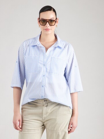 Camicia da donna 'He44dda' di Z-One in blu: frontale
