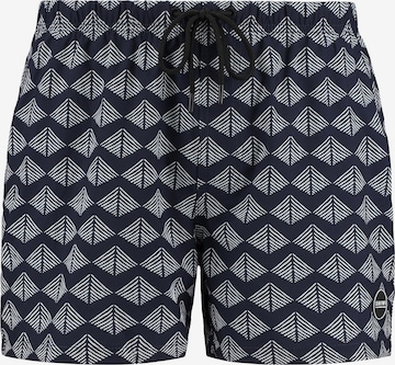 Shiwi Badeshorts 'Pyramid' in Blau: predná strana