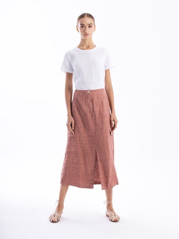 Jupe Haris Cotton en marron