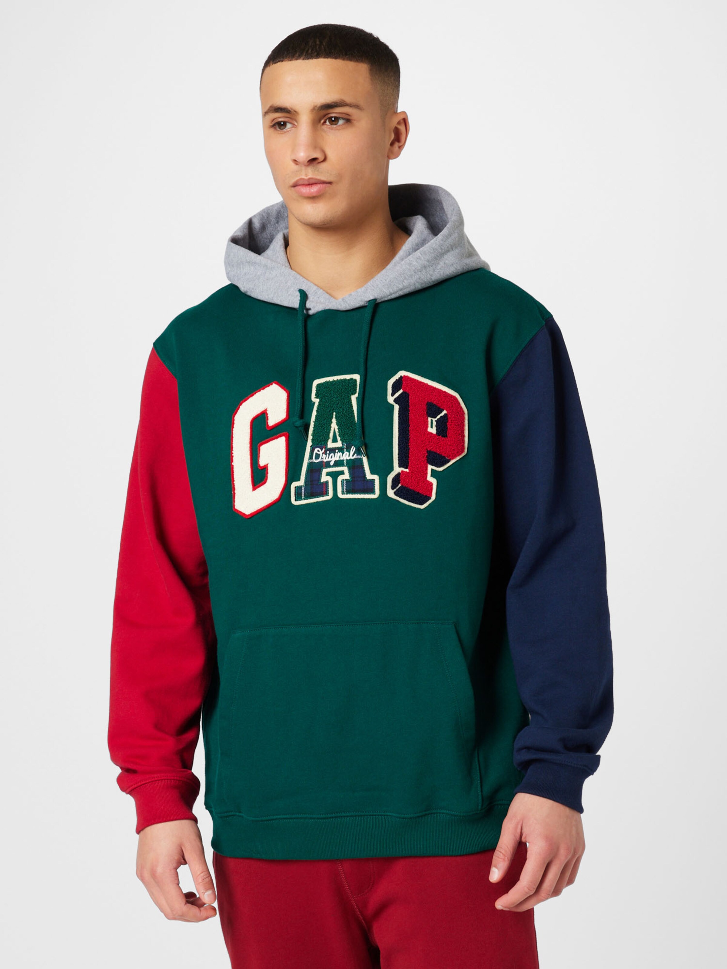 gap green hoodie mens