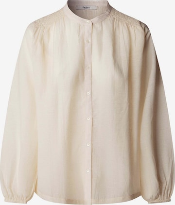 Chemisier 'Jennias' Pepe Jeans en blanc : devant