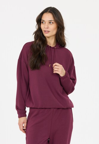 Athlecia Sportief sweatshirt 'Jacey' in Rood: voorkant