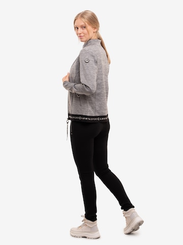 LUHTA Sportief sweatvest 'Evinsalo' in Grijs