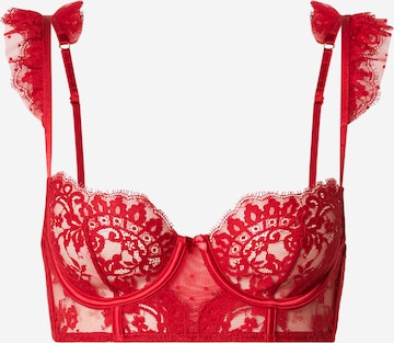 raudona ETAM Plati Liemenėlė 'INFINI': priekis