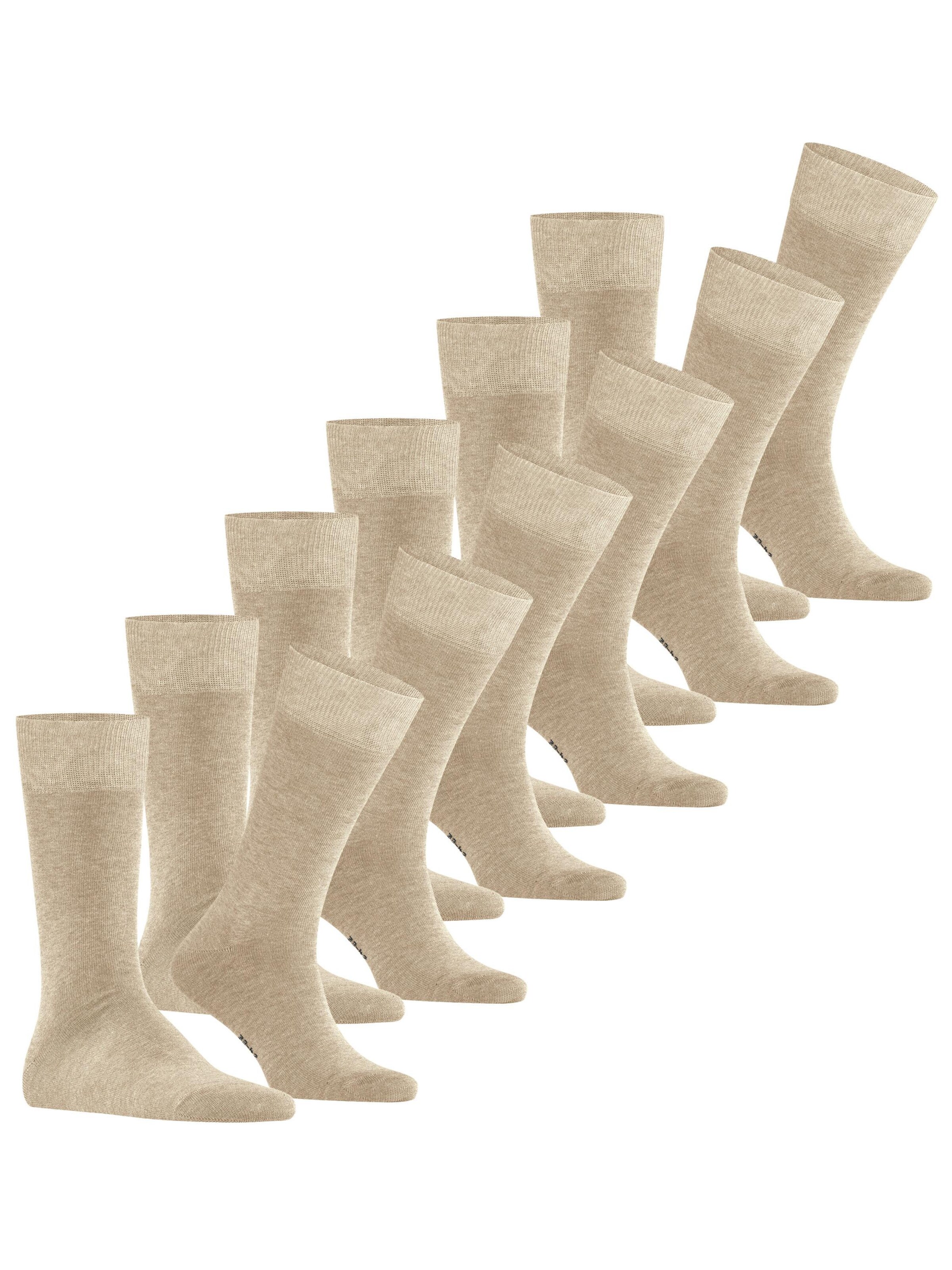 FALKE Socks 'Happy 6-Pack' in Beige