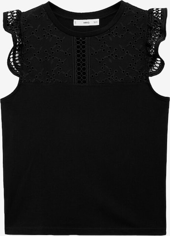 MANGO Toppi 'MUNI' värissä musta: etupuoli