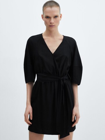 Robe 'WALLY' MANGO en noir : devant