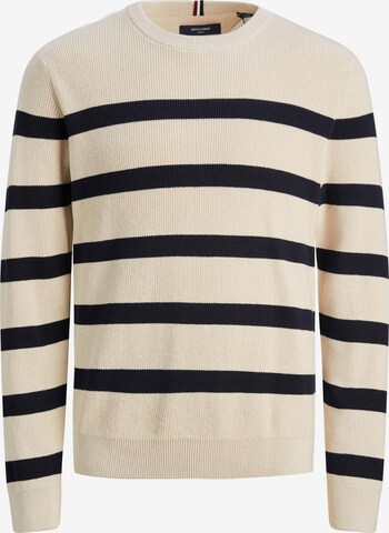 JACK & JONES Pullover 'MAISON' in Beige: predná strana