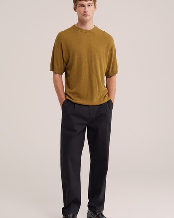 WE Fashion - Loosefit Pantalón plisado en negro