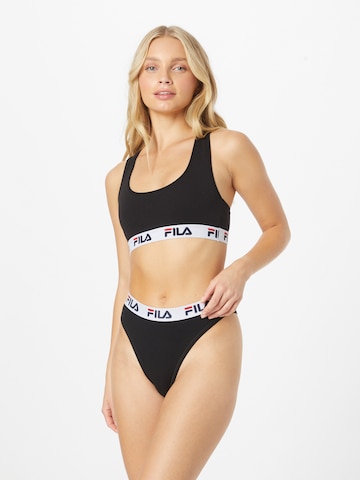 FILA Stringi w kolorze czarny