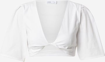 millane Blouse 'Fiona' in Wit: voorkant