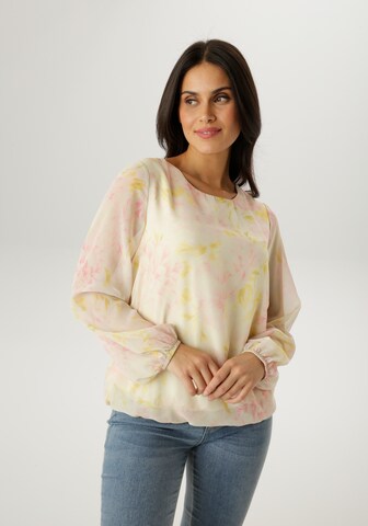 Aniston SELECTED Blouse in Beige: front