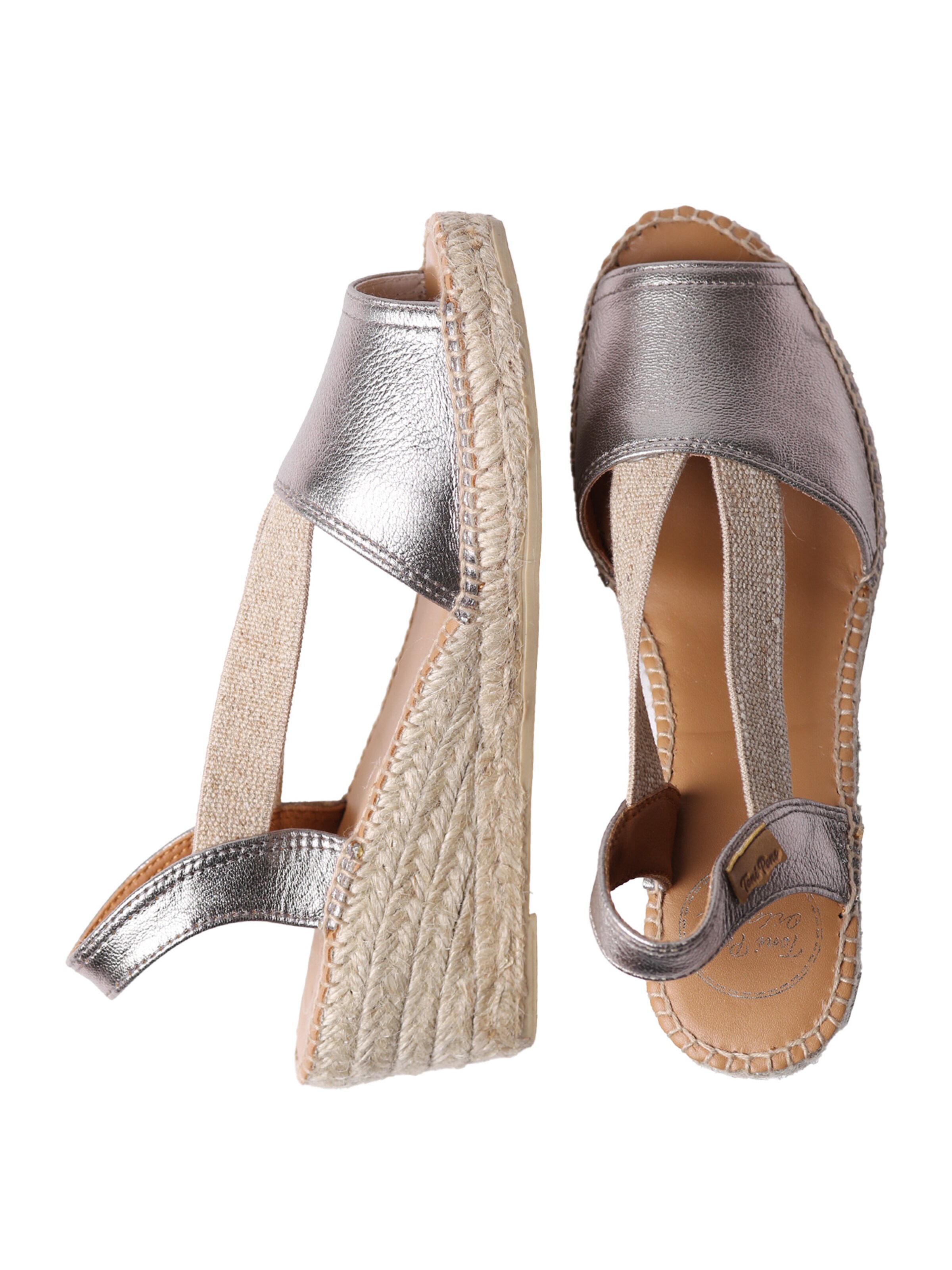 Toni Pons Espadrill i silver
