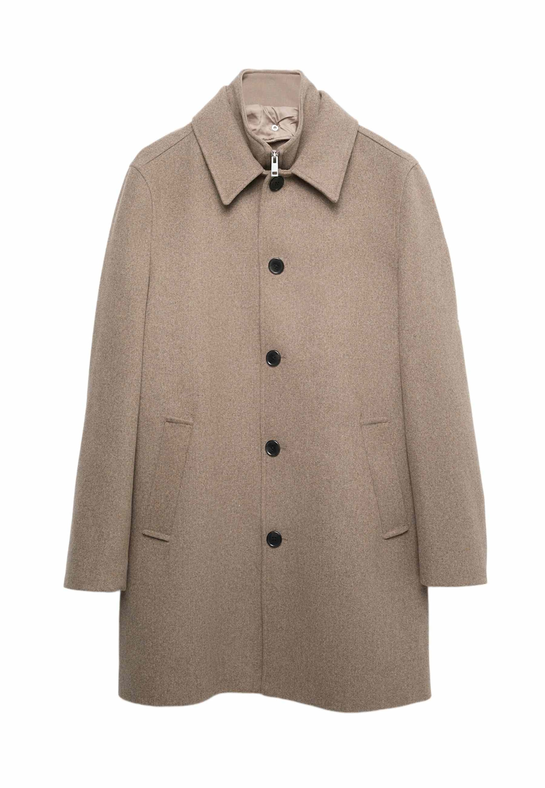 Cappotto di mezza stagione di Marks & Spencer in beige: frontale