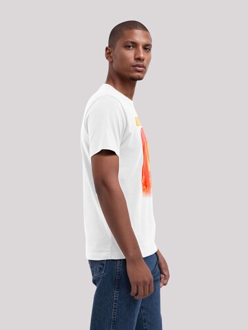 T-Shirt 'Billie Eilish Portrait' F4NT4STIC en blanc