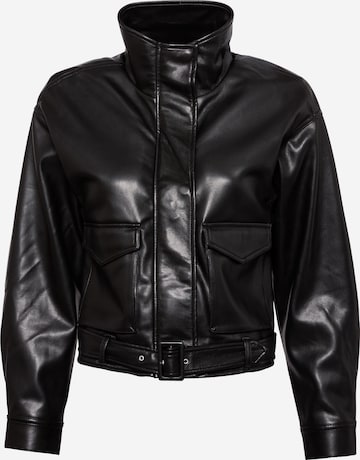 Abercrombie & Fitch Jacke 'MOTO T1 EXT' in Black: front