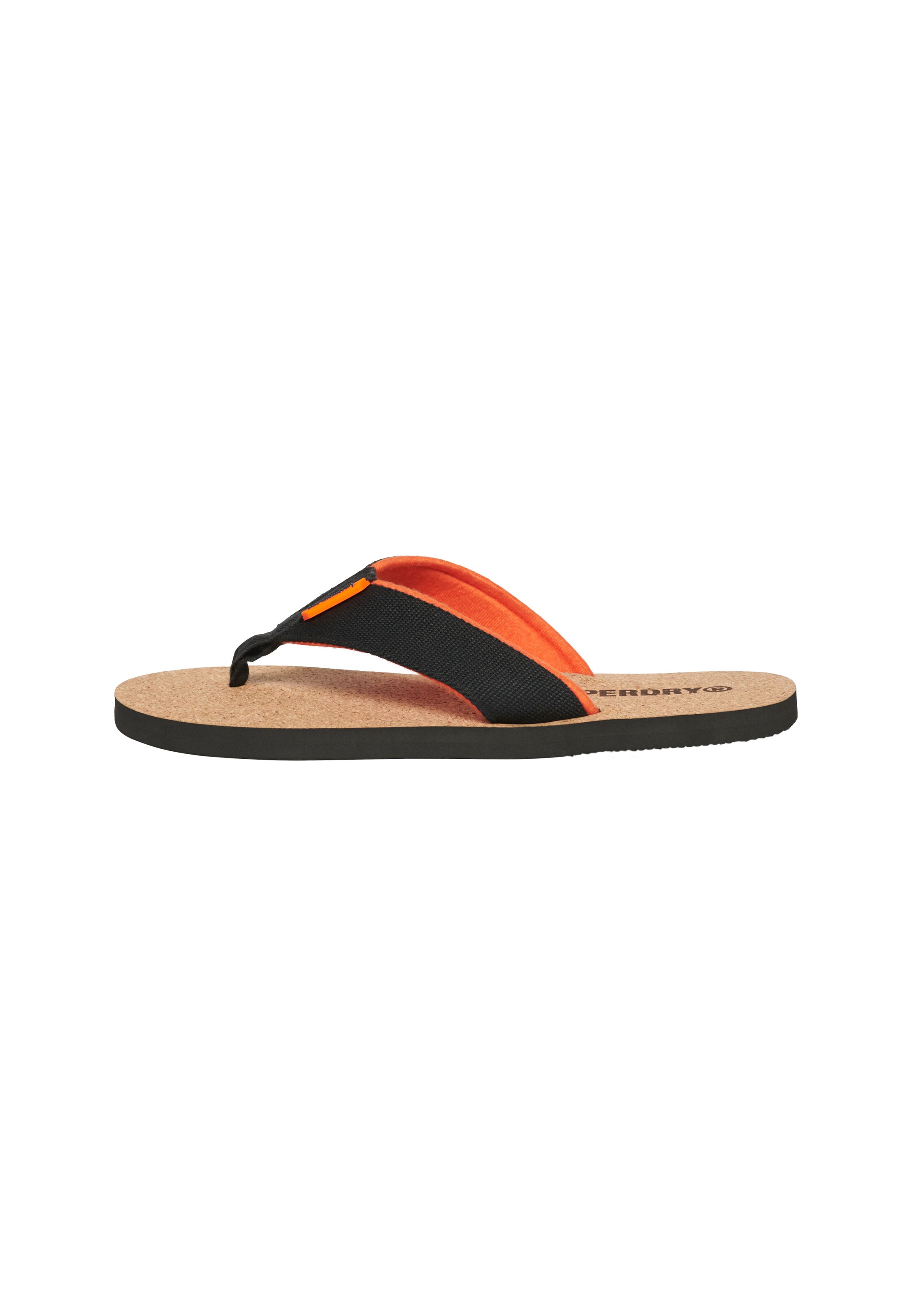 Superdry Teenslippers in de kleur Oranje / Zwart, Productweergave