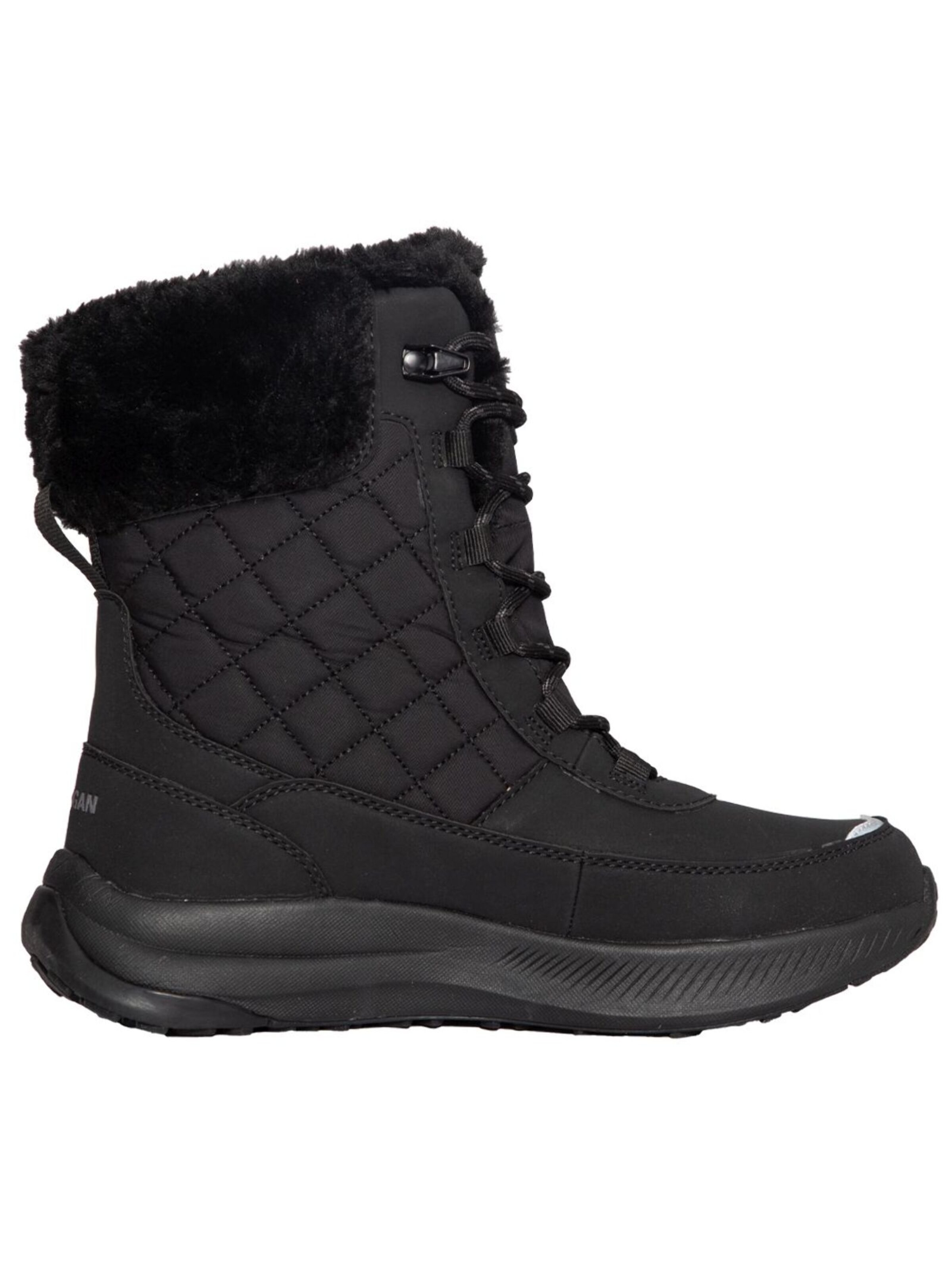 SKOGAN Snow boots in Black: side