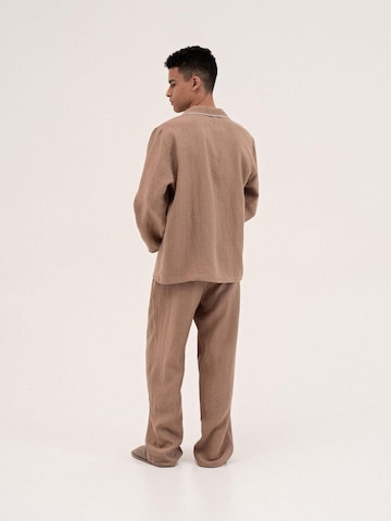 AmourLinen Pajamas long 'Harry' in Beige