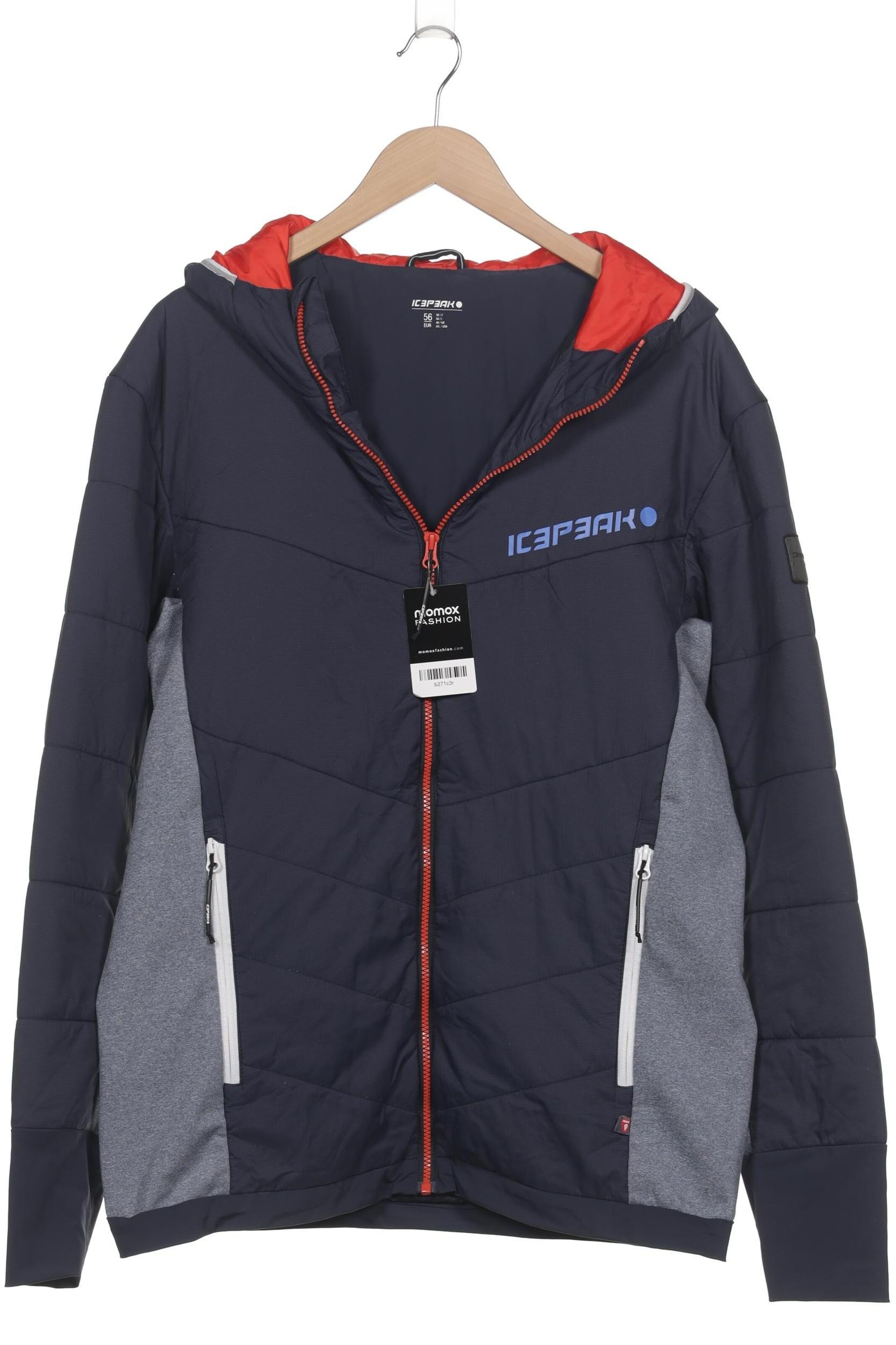 ICEPEAK Jacket & Coat in XXL in Blue: front