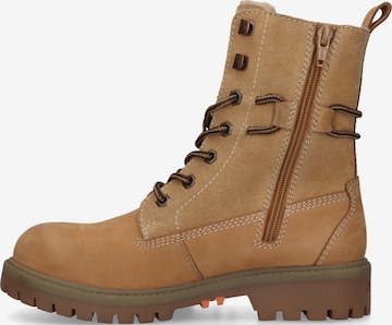 Dockers Ankle Boots 'Dockers Dockers Damen Stiefelette Leder Golden Tan' in Beige: Vorderseite