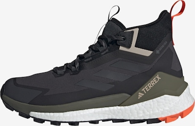ADIDAS TERREX Boots 'Free Hiker 2.0' in de kleur Beige / Grafiet / Olijfgroen / Zwart, Productweergave