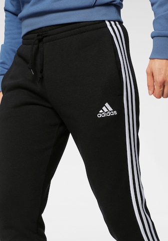 ADIDAS SPORTSWEAR Tapered Workout Pants in Black