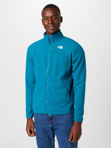 THE NORTH FACE - Casaco de velo funcional 'GLACIER' em azul: frente