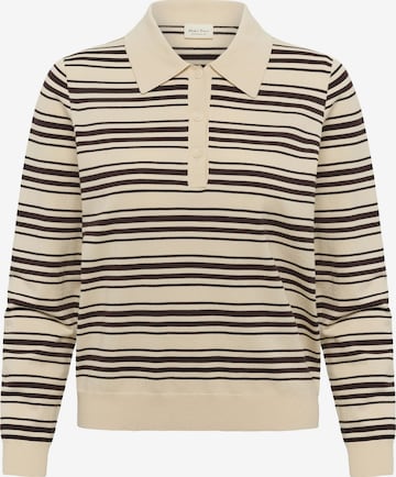 Pull-over 'Channan' Part Two en marron : devant