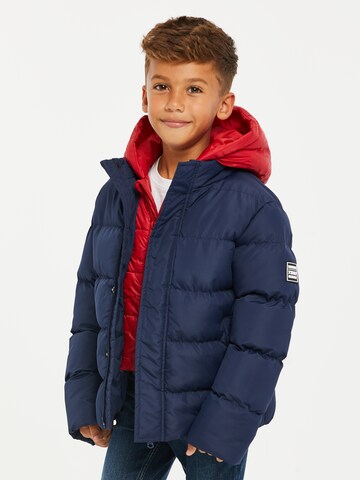 Threadboys Winter Jacket in Blue: front