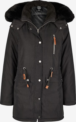 Navigazione Between-Seasons Parka in Black: front