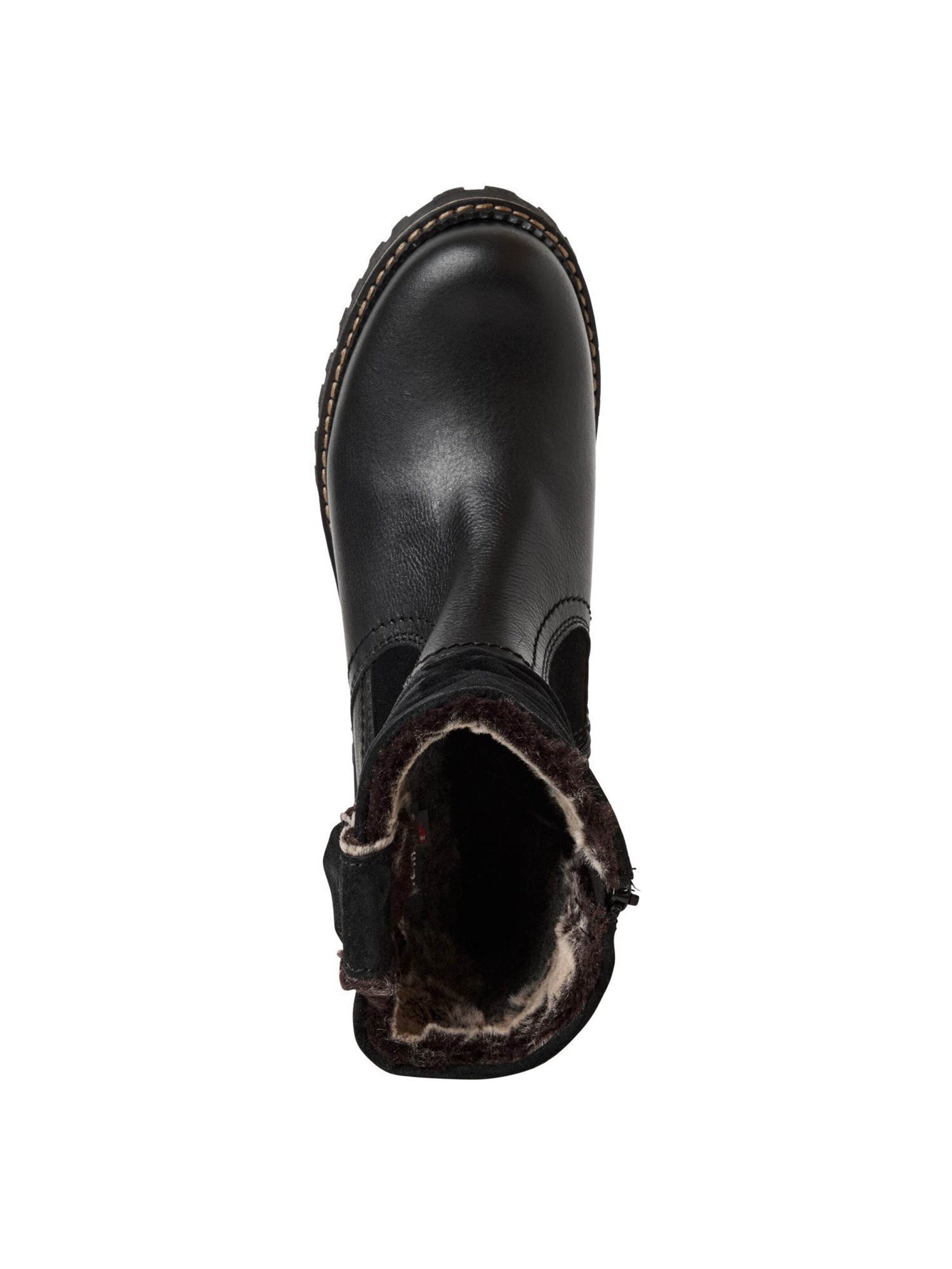 Botine de la Tamaris pe negru