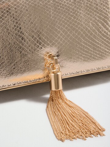 love & roses Clutch in Gold