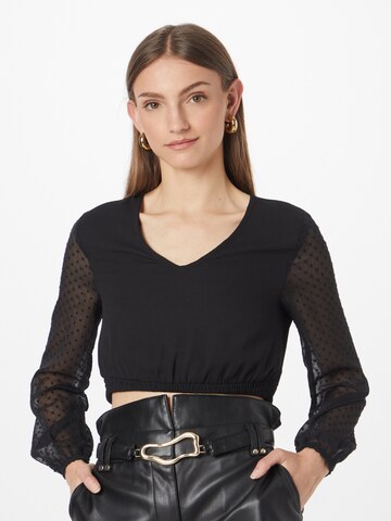 ABOUT YOU Bluse 'Florence' in Schwarz: Vorderseite