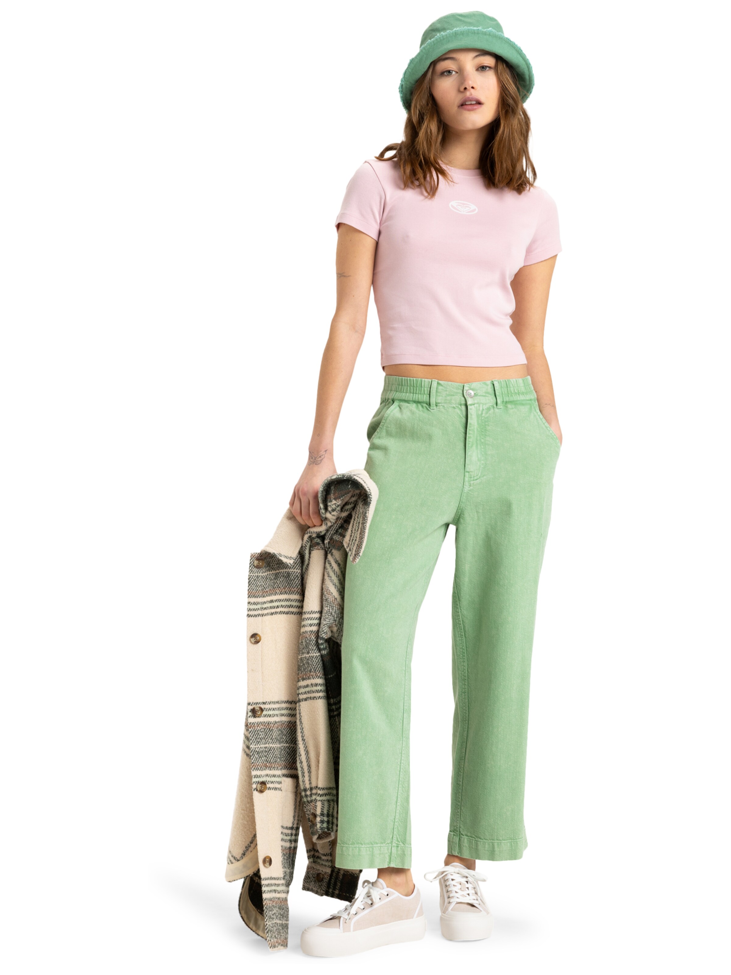 Baggy Pantalon 'Break My Soul' ROXY en vert